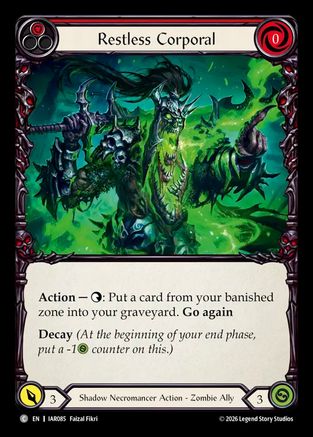 Restless Corporal (IAR085) - Usurp the Shadow Throne