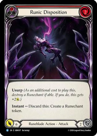 Runic Disposition (SBW017) - Silver Age: Usurp the Shadow Throne