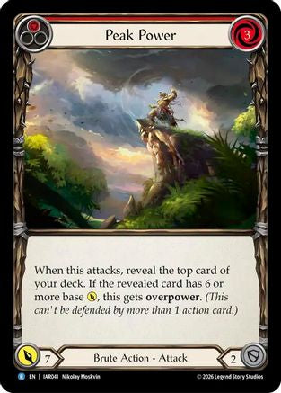 Peak Power (Red) (IAR041) - Usurp the Shadow Throne Rainbow Foil