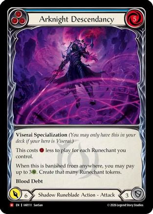 Arknight Descendancy (IAR111) - Usurp the Shadow Throne Rainbow Foil