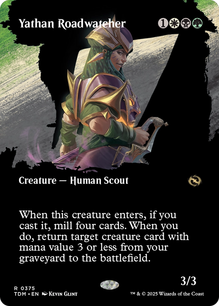Yathan Roadwatcher (Borderless) (TDM-375) - Tarkir: Dragonstorm Foil
