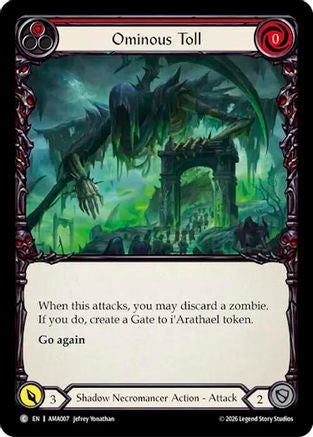 Ominous Toll (AMA007) - Armory Deck: Malice