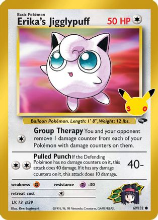 Erika's Jigglypuff 69 - ME 30th Celebration Classic Collection Holofoil