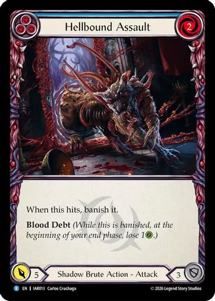Hellbound Assault (Blue) (IAR013) - Usurp the Shadow Throne