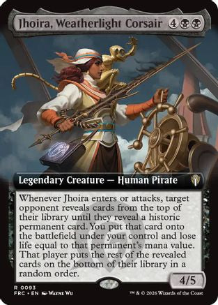 Jhoira, Weatherlight Corsair (Extended Art) (-093) - Commander: Reality Fracture