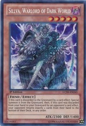 Sillva, Warlord of Dark World [LCJW-EN245] Secret Rare