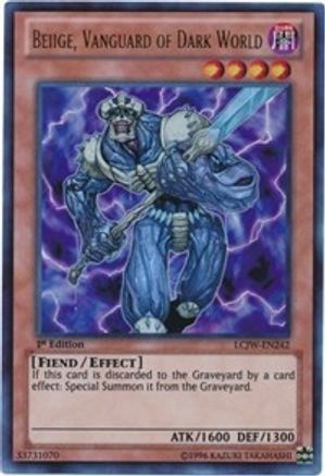 Beiige, Vanguard of Dark World [LCJW-EN242] Ultra Rare