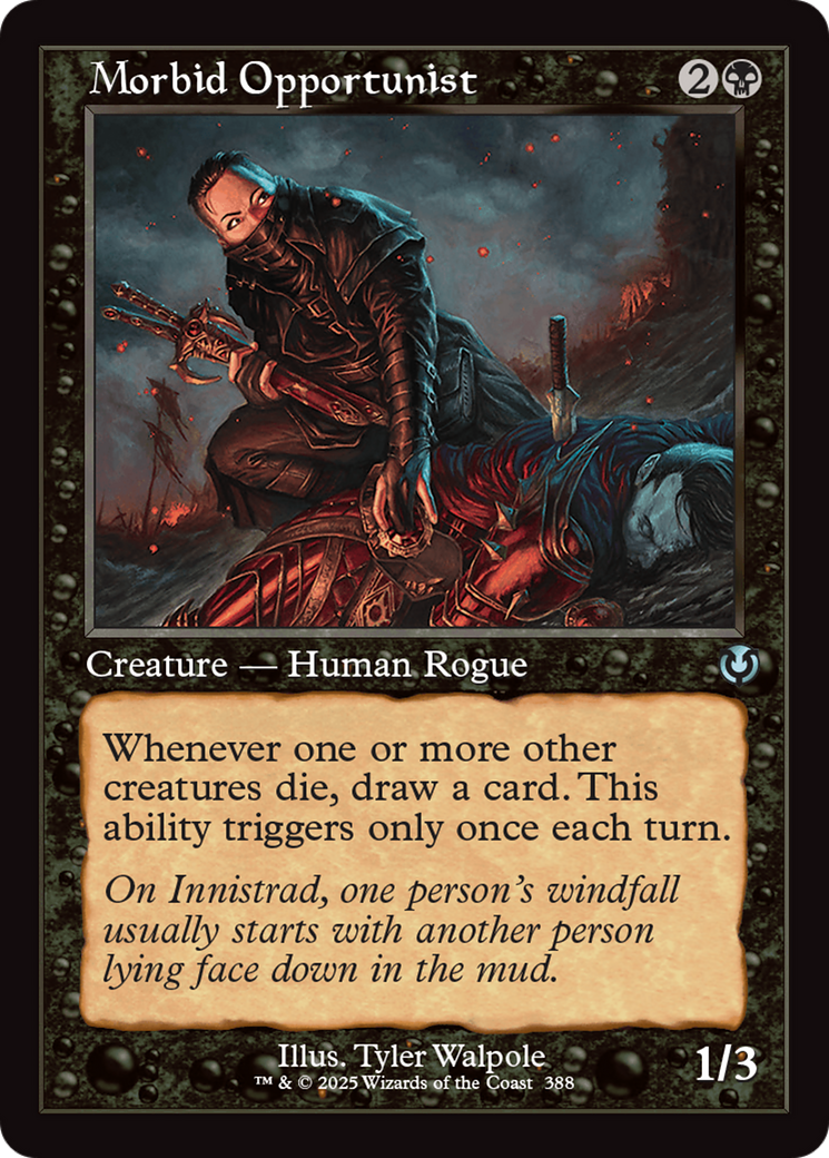 Morbid Opportunist (Retro Frame) (-388) - Innistrad Remastered
