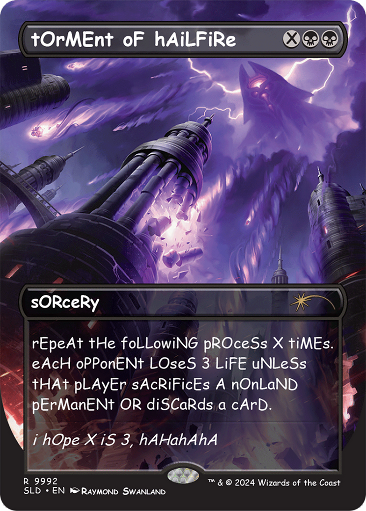 tOrMEnt oF hAiLFiRe (Rainbow Foil) [Secret Lair Drop Series]