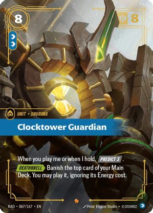 Clocktower Guardian (067/167) - Radiance Foil