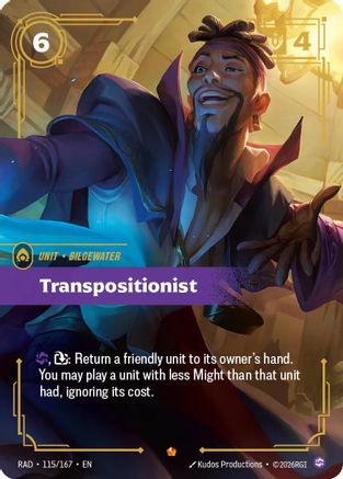 Transpositionist (115/167) - Radiance Foil