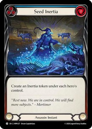 Seed Inertia (MPA127) - Flesh and Blood: Promo Cards Rainbow Foil