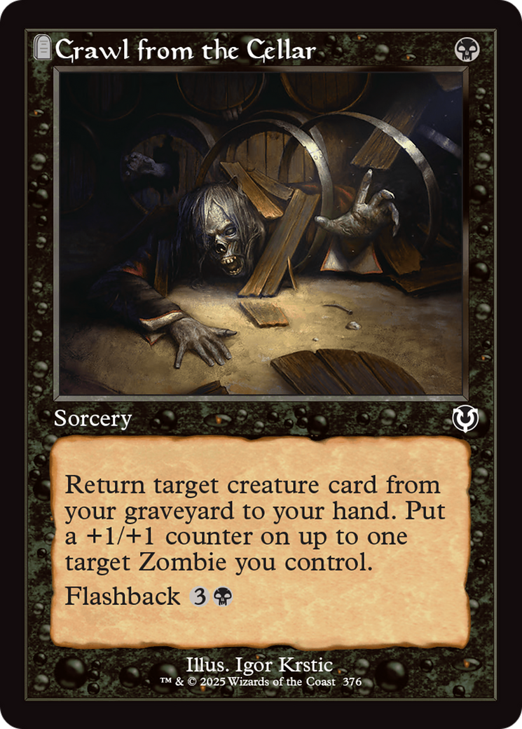 Crawl from the Cellar (Retro Frame) (INR-376) - Innistrad Remastered