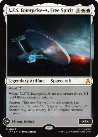U.S.S. Enterprise-A, Free Spirit (TRK-043) - Star Trek