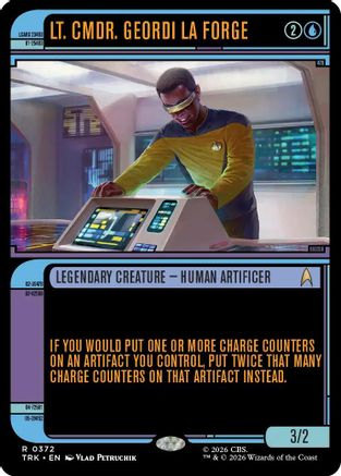 Lt. Cmdr. Geordi La Forge (Showcase) (TRK-372) - Star Trek Foil
