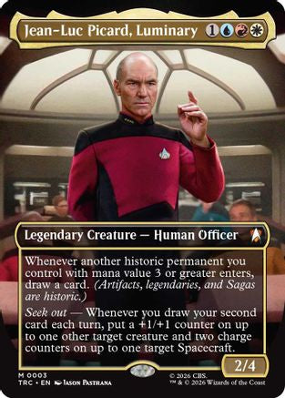 Jean-Luc Picard, Luminary (Borderless) (TRC-003) - Commander: Star Trek