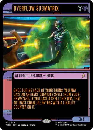 Overflow Submatrix (Showcase) (TRK-377) - Star Trek