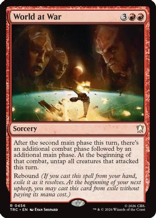 World at War (Surge Foil) (TRC-456) - Commander: Star Trek Foil