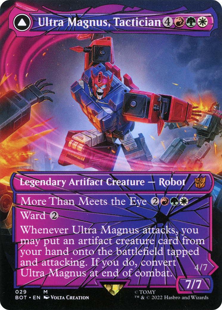 Ultra Magnus, Tactician // Ultra Magnus, Armored Carrier (Shattered Glass) [Universes Beyond: Transformers]