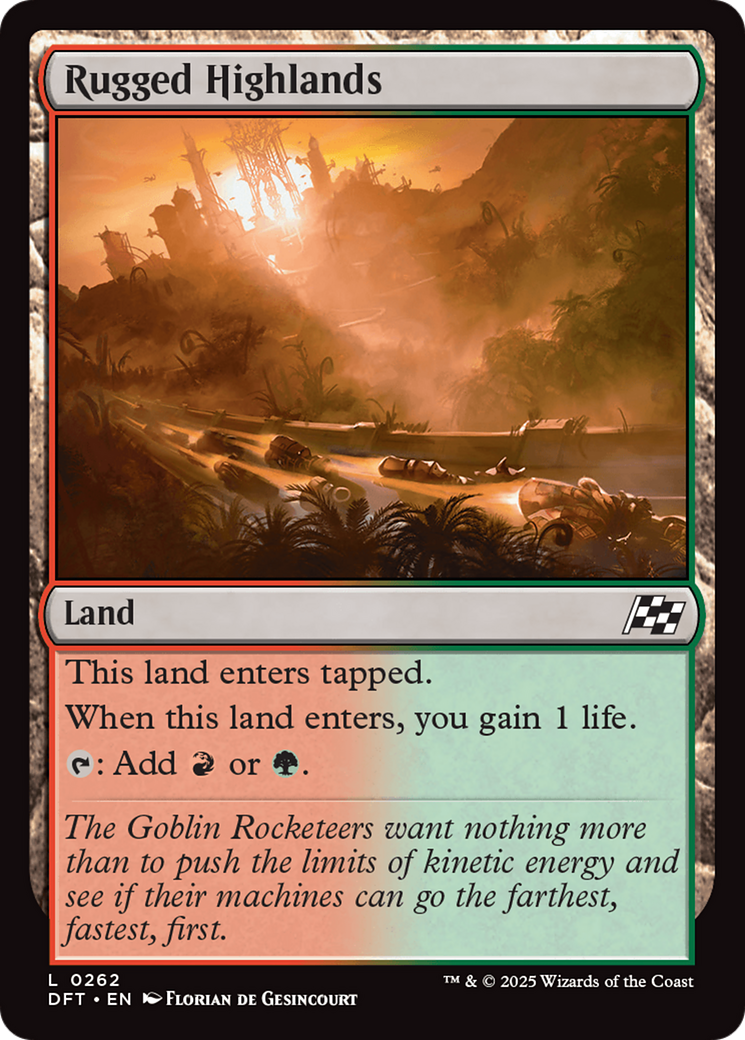Rugged highlands (DFT-262) - Aetherdrift Foil