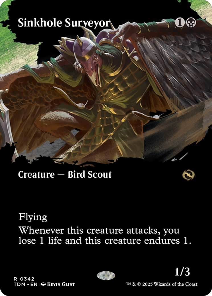 Sinkhole Surveyor (Borderless) (TDM-342) - Tarkir: Dragonstorm Foil