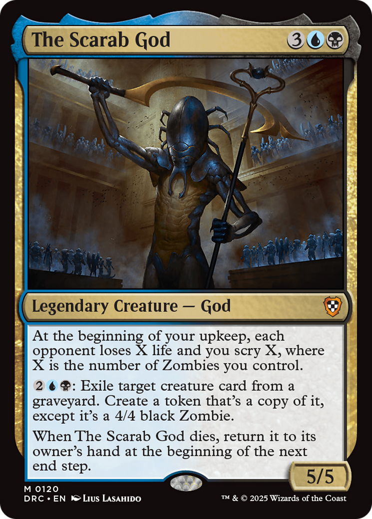 The Scarab God (-120) - Commander: Aetherdrift