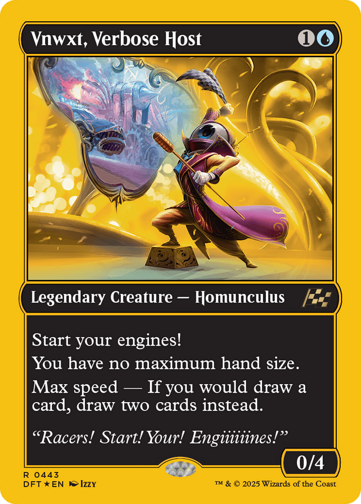 Vnwxt, Verbose Host (First-Place Foil) (-443) - Aetherdrift