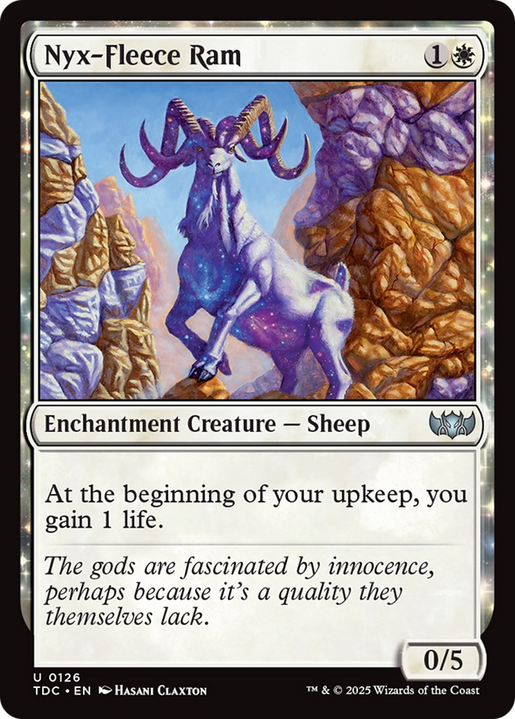 Nyx-Fleece Ram (TDC-126) - Commander: Tarkir: Dragonstorm
