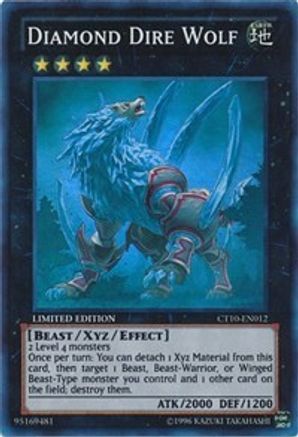 Diamond Dire Wolf [CT10-EN012] Super Rare