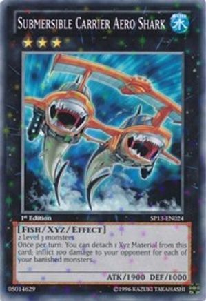 Submersible Carrier Aero Shark [SP13-EN024] Starfoil Rare