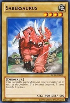 Sabersaurus (Purple) [DL16-EN001] Rare