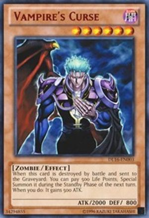 Vampire's Curse (Red) [DL16-EN003] Rare