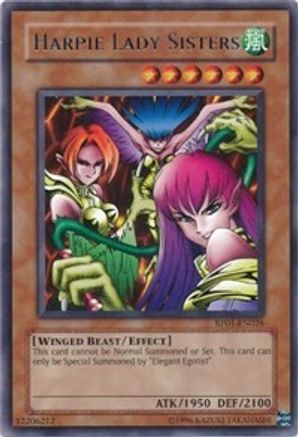Harpie Lady Sisters [RP01-EN026] Rare