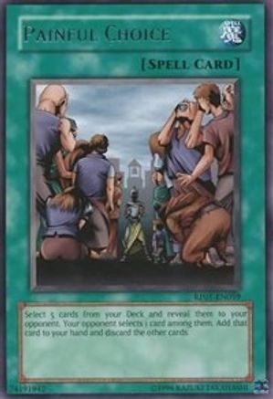 Painful Choice [RP01-EN059] Rare