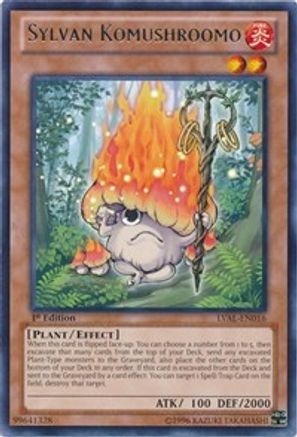 Sylvan Komushroomo [LVAL-EN016] Rare