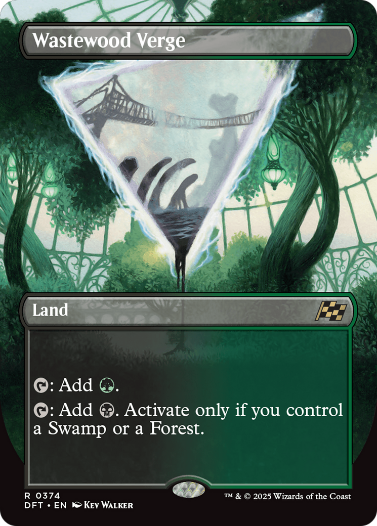 Wastewood Verge (Borderless) (-374) - Aetherdrift