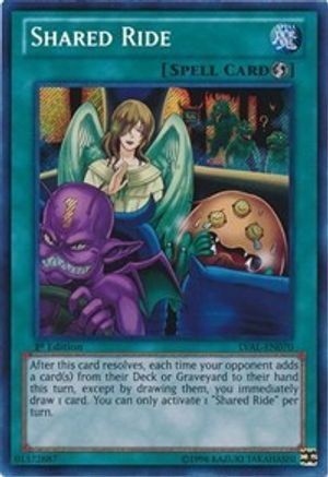 Shared Ride [LVAL-EN070] Secret Rare