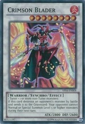 Crimson Blader [AP04-EN008] Super Rare