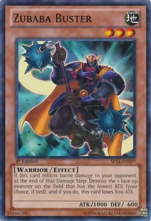 Zubaba Buster [SP14-EN019] Starfoil Rare