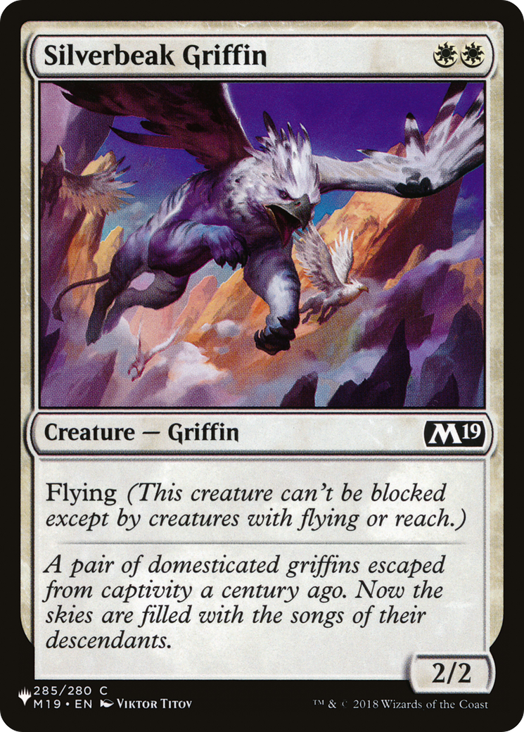 Silverbeak Griffin (-285) - The List Reprints