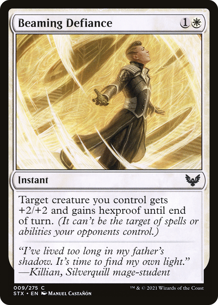 Beaming Defiance [Strixhaven: School of Mages]