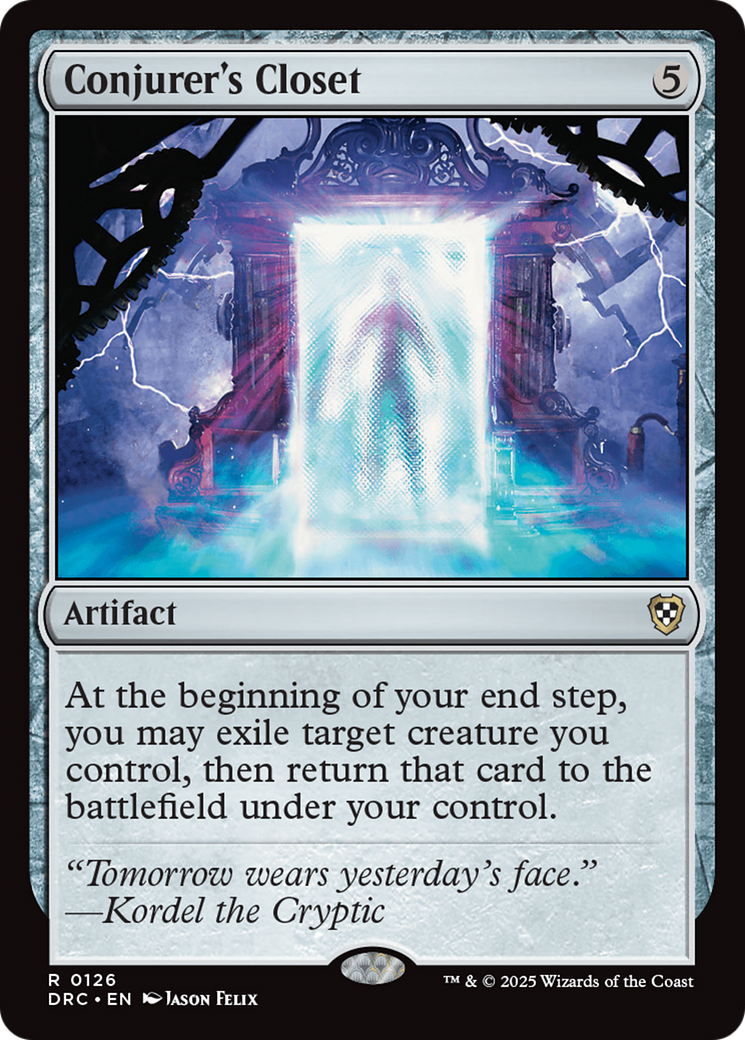 Conjurer's Closet (-126) - Commander: Aetherdrift