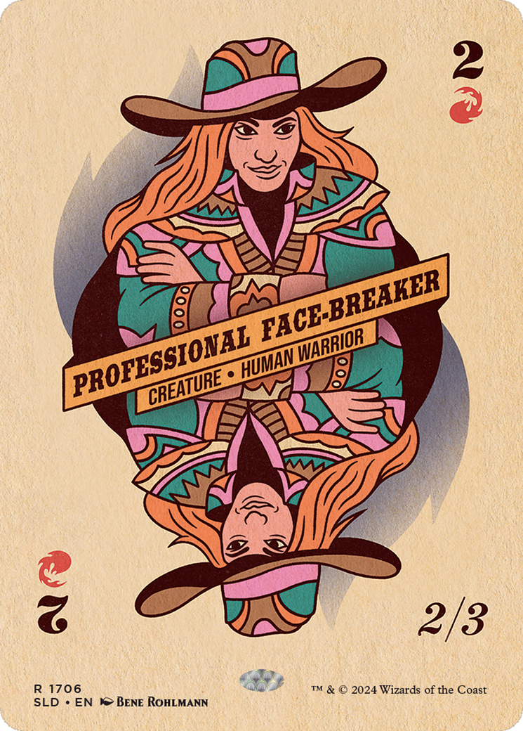 Professional Face-Breaker (Rainbow Foil) [Secret Lair Drop Series]