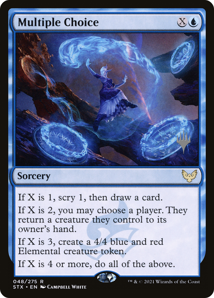 Multiple Choice (PPSTX-48P) - Strixhaven: School of Mages Promos Foil