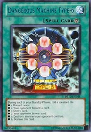 Dangerous Machine Type-6 (Blue) [DL12-EN016] Rare
