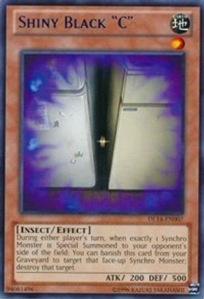 Shiny Black "C" (Blue) [DL14-EN007] Rare