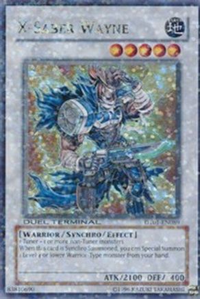 X-Saber Wayne [DT01-EN089] Ultra Rare