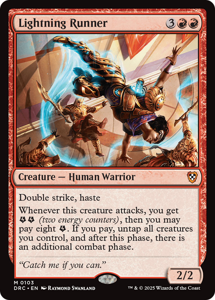 Lightning Runner (-103) - Commander: Aetherdrift