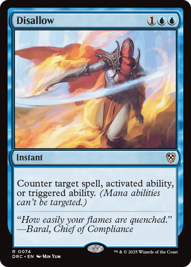 Disallow (-074) - Commander: Aetherdrift