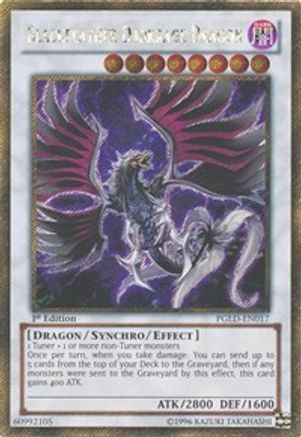 Blackfeather Darkrage Dragon [PGLD-EN017] Gold Secret Rare